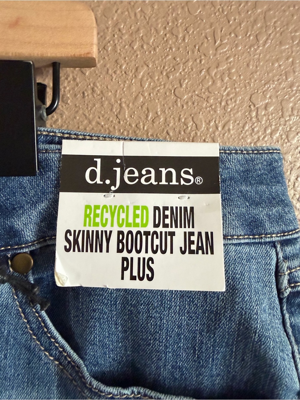 d. jeans Skinny Bootcut High Rise Jeans Size 18W NWT - Picture 6 of 13